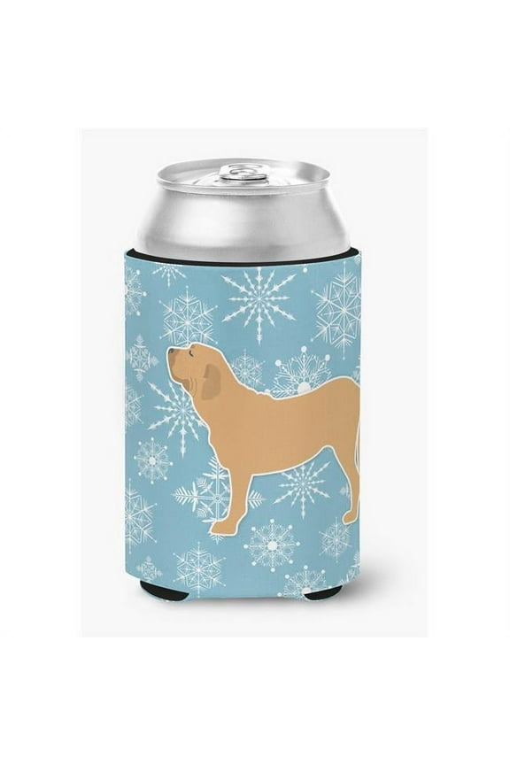 Winter Snowflake Fila Brasileiro Can or Bottle Hugger