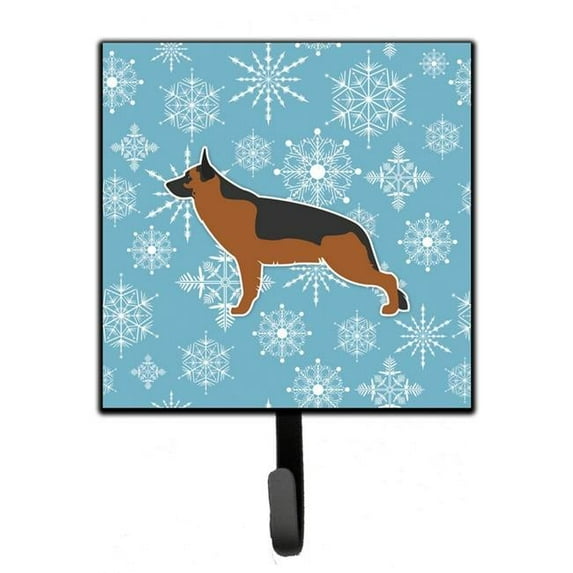 Winter Snowflake German Shepherd Leash or Key Holder