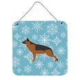 thumbnail image 1 of Winter Snowflake German Shepherd Wall or Door Hanging Prints, 1 of 1