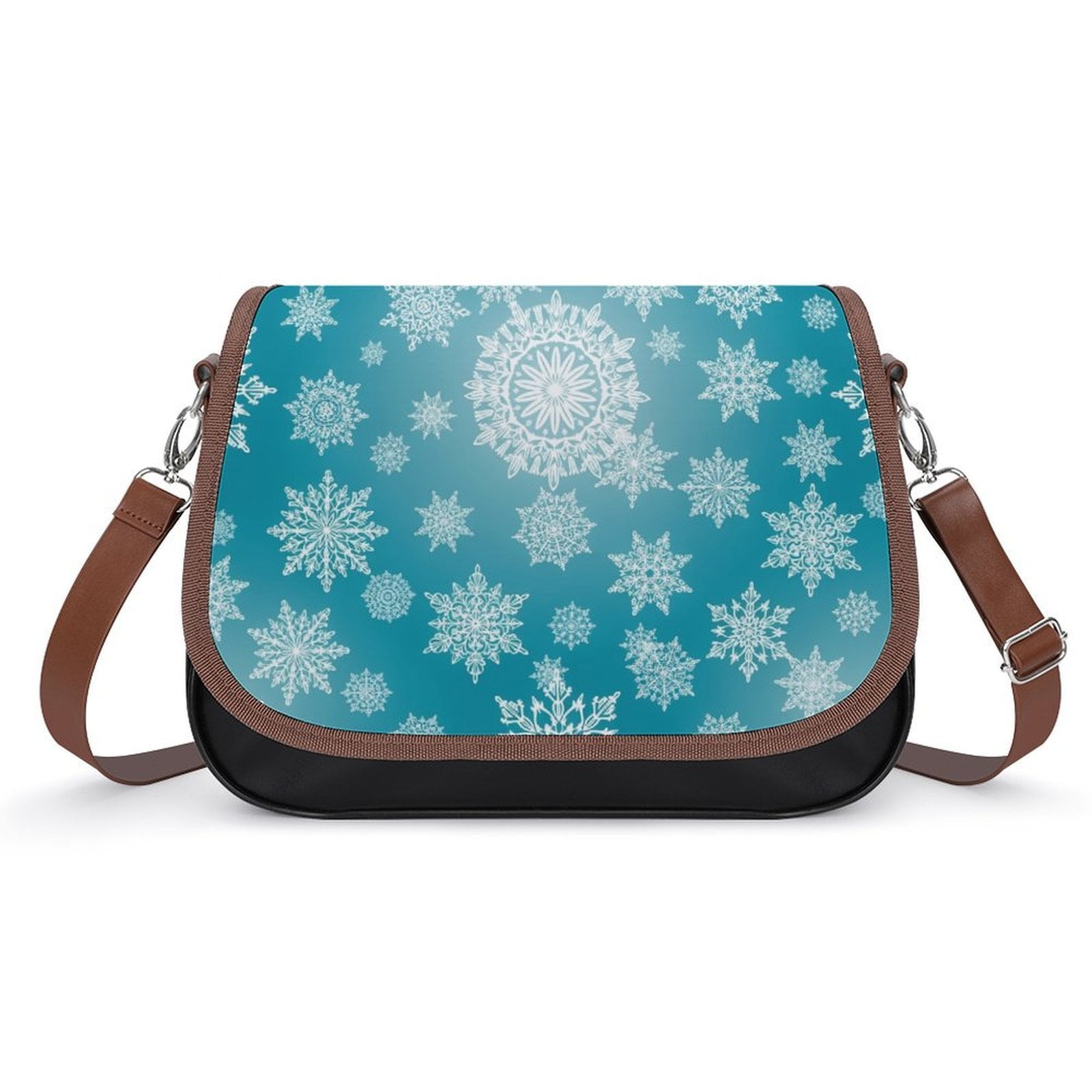 Angel Snowflake Print Pattern Crossbody bags