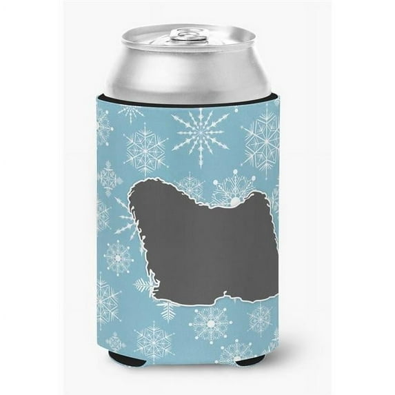 Winter Snowflake Puli Can or Bottle Hugger