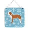 thumbnail image 1 of Winter Snowflake Spanish Hound Wall or Door Hanging Prints, 1 of 1