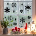 thumbnail image 1 of Winter Snowflakes Christmas Decals and Decor Vinyl Lettering Decal Stickers Self Adhesive - Medium Set- Qty 27 - Sizes Range from 2"-7" - Color: Black, 1 of 7