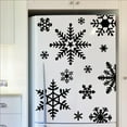 thumbnail image 1 of Winter Snowflakes Christmas Decals and Decor Vinyl Lettering Decal Stickers Self Adhesive - XL Set- Qty 20 - Sizes Range from 4"-12" - Color: Metallic Silver, 1 of 6