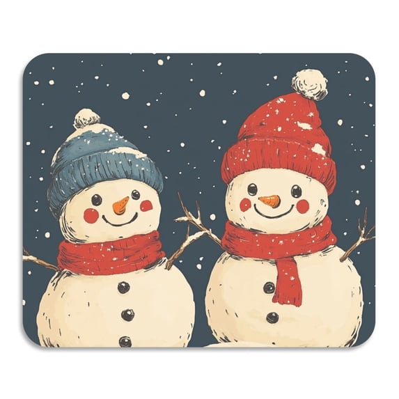 Winter Snowmans Dish Drying Mat Water Absorbent Non Slip Heat Resistant Dish Drainer Rack Mats for Kitchen
