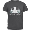 thumbnail image 1 of Winter So Beary Very Cute Polar Bear Pun Mens T Shirt Dark Heather X-LG, 1 of 1
