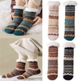 thumbnail image 1 of Winter Socks for Women Warm Fleece Lined Socks Cozy Soft Thick Fuzzy Non Indoor Christmas Socks, 1 of 5
