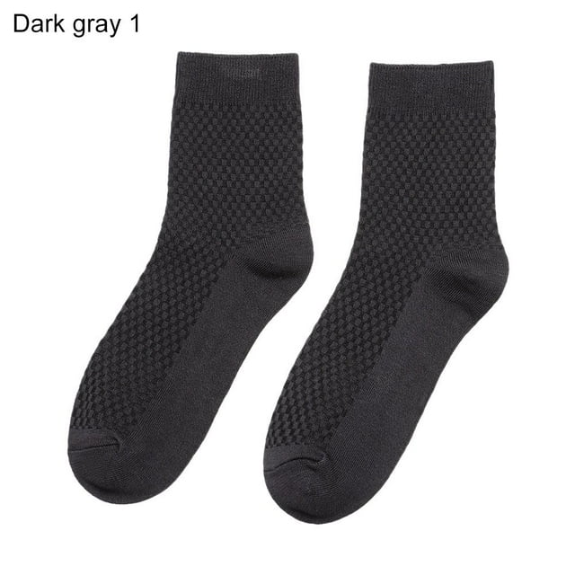 Winter Soft Breathable New Style Cotton Socks High Long Sock Black Men ...
