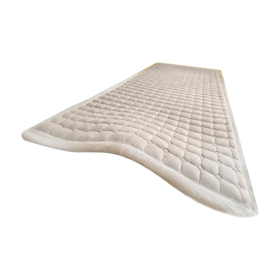 Winter Soft Mattress for Bunk Bed - Antistatic Milk Velvet, Ergonomic 3-Layer Design, Durable and Skidproof, Ideal for Comfortable Sleep in Student Dormitories,Khaki