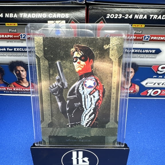 Winter Soldier 2024 SkyBox Metal Universe Avengers Base #22 Gold FX