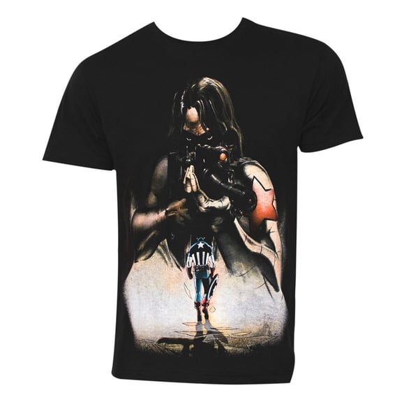Winter Soldier No Regrets Men's T-Shirt-2XLarge