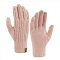 thumbnail image 1 of Winter Solid Color Knitted Gloves Suitable For Both Men And Women Providing Warmth And Comfort Gloves Mittens Men Gloves Mittens for Women Cold Weather Mittens for Women Cold Weather Heated Winter Ski, 1 of 8