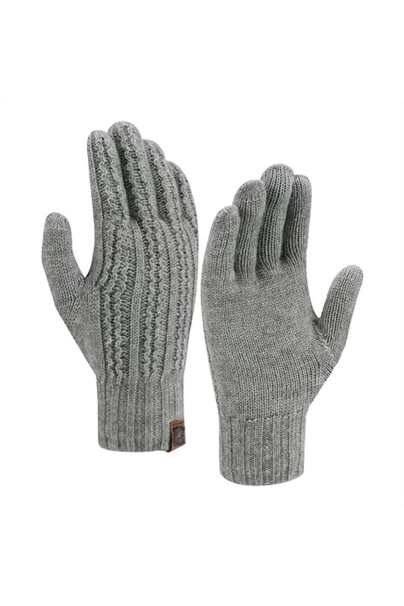 Winter Solid Color Knitted Gloves Suitable For Both Men And Women Providing Warmth And Comfort Gloves Mittens Men Gloves Mittens for Women Cold Weather Mittens for Women Cold Weather Heated Winter Ski