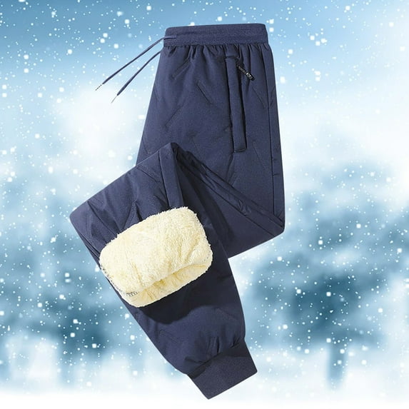 Winter Solid Color Texture Cotton Pants With Thick Lamb Wool Long Warm Pants With Zipper Pockets Casual Sports Pants For Both Men And Women