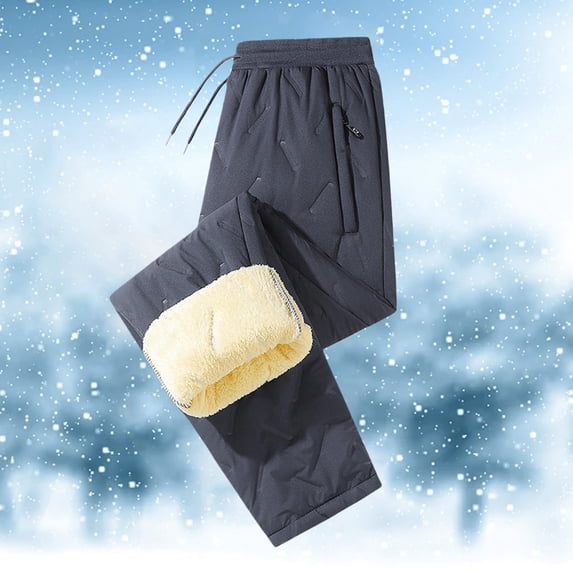 Winter Solid Color Texture Cotton Pants With Thick Lamb Wool Long Warm Pants With Zipper Pockets Casual Sports Pants For Both Men And Women