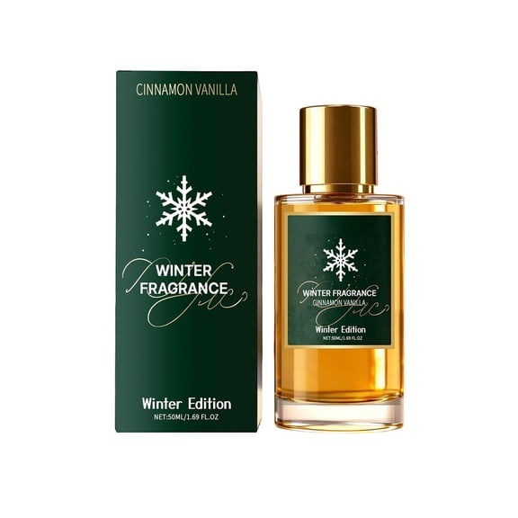 Winter Spice Limited Edition Fragrance (Cinnamon Vanilla) 50ml, Cozy Holiday Scent, Warm & Sweet
