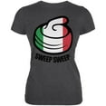 thumbnail image 1 of Winter Sports Flag Curling Sweep Sweep Italy Juniors Soft T Shirt Deep Heather LG, 1 of 1