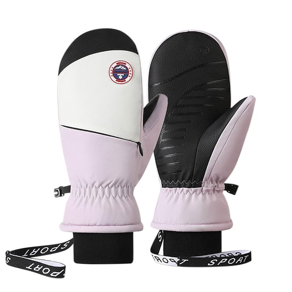Winter Sports Gloves for Women Heated and Warm All Finger Adjustable Temperature Heating Removable and Washable