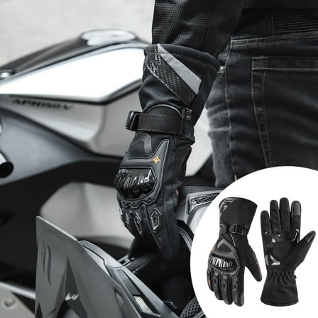 Winter Sports Insulated Weather Proof Motorcycle Gloves Thermo Grip Touchscreen Gloves for Winter Riding Men Women