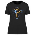 thumbnail image 1 of Winter Sports Ladie Skate T-Shirt Women -Image by Shutterstock, Female 3X-Large, 1 of 2
