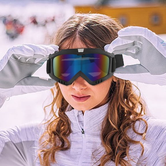 Winter Sports Performance Goggles for Adults and Youth Windproof Pack ATV Ski Racing Clear