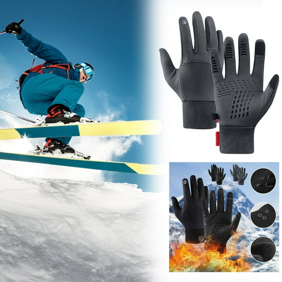 Winter Sports Polar Gloves for Skiing Riding and All Cold Weather Outdoor Activities with Touchscreen Compatibility