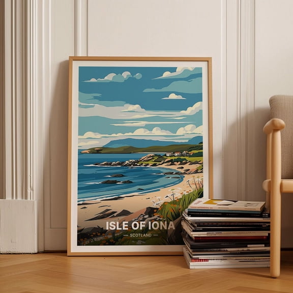 Winter Sports Sledding Skiing Snowboarding Wall Art, Unframed Paper Poster 8x10in