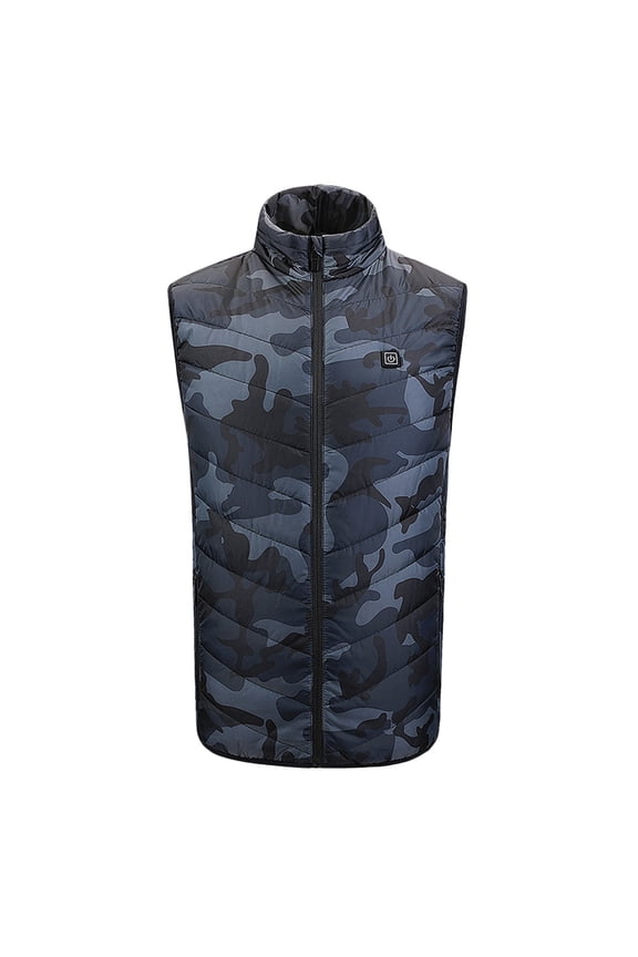 Winter Sports Unisex Heated Vest for Outdoor Activities with USB Charging for Riding Skiing Fishing Lightweight Thermal Outerwear for Cold Weather