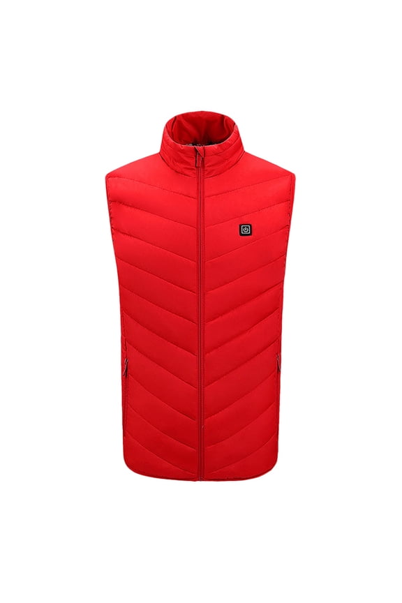 Winter Sports Unisex Heated Vest for Outdoor Activities with USB Charging for Riding Skiing Fishing Lightweight Thermal Outerwear for Cold Weather