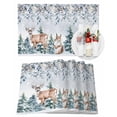 thumbnail image 1 of Winter Squirrel Elk Placemats Set of 2 Christmas Leaves Floral Xmas Tree Heat Insulation Washable Place Mats, Rustic Non-Slip Table Mats for Dining Table Party Kitchen Decor,13x19 Inch, 1 of 4