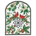 thumbnail image 1 of Winter Stained Glass Counted Cross Stitch Kit-10"X13.25" 14 Count, Pk 1, 1 of 2