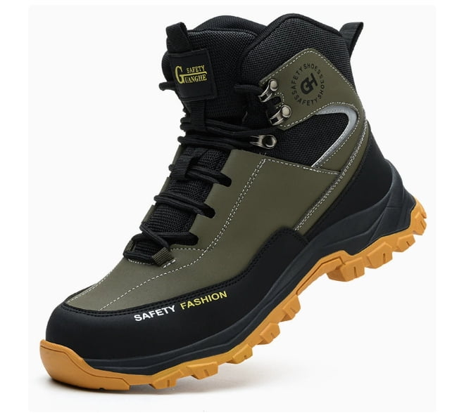 Winter Steel Toe Boots for Men Women Waterproof Warm  display picture 2