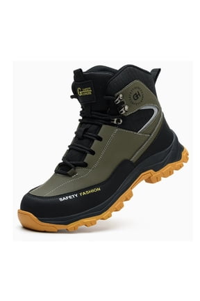 Winter Steel Toe Boots for Men Women Waterproof Warm Comfortable Slip Resistant Snow Work Boots Puncture Resistant Safety Winter Work Boot