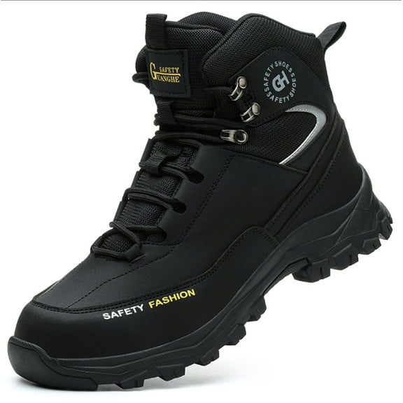 Winter Steel Toe Boots for Men Women Waterproof Warm Comfortable Slip Resistant Snow Work Boots Puncture Resistant Safety Winter Work Boot