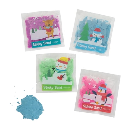 Winter Sticky Sand, Toys, Winter, 48 Pieces