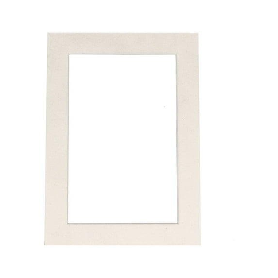 Winter Suede Acid Free 16x20 Picture Frame Mats with White Core Bevel Cut for 12x16 Pictures - Fits