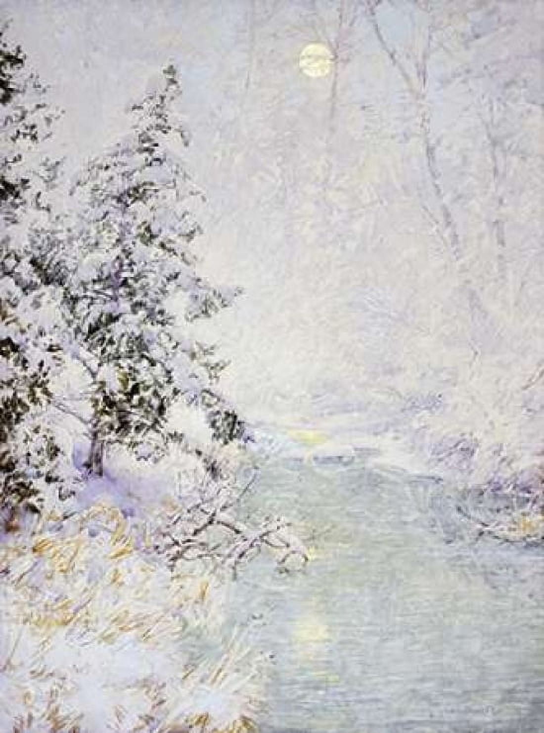 Winter Sun Canvas Art - Walter Launt Palmer (18 x 24)