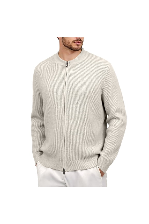 Winter Sweaters for Women Big Tall Sweater Coat Long Sleeve Thermal Knit Cardigan Jacket With Zipper For Warmth And Comfort In Cold Weather Christmas Sweaters