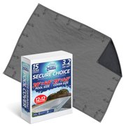 Winter Swimming Pool Cover for 20 ft x 40 ft Inground Rectangular Pool Size, Secure Choice Series, Solid Material, Color - Granite Gray, Pool Cover Choice 332040RCHOICE