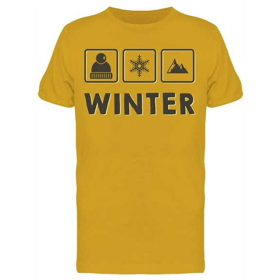Winter Symbols Tee Men's -Image by Shutterstock Men's T-shirt