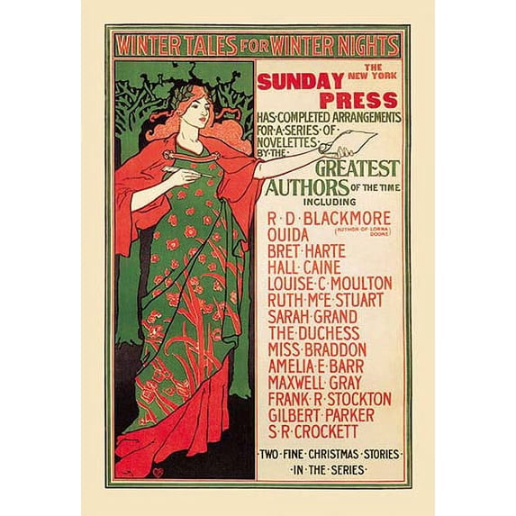 Winter Tales for Winter Nights Fine art canvas print (20" x 30")
