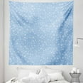 thumbnail image 1 of Winter Tapestry, Little Snowflakes Falling from the Sky December New Year`s Eve Blizzard, Fabric Wall Hanging Decor for Bedroom Living Room Dorm, 5 Sizes, Blue White, by Ambesonne, 1 of 1