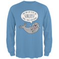thumbnail image 1 of Winter That's the Sealiest Silliest Seal Pun Mens Long Sleeve T Shirt, 1 of 1