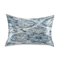 thumbnail image 1 of Winter Theme Flowers Satin Pillowcase 20''x26'' Double-Sided Print Soft Wrinkle Resistant, 1 of 9