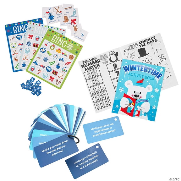 Winter-Themed Classroom Game & Activity Kit Bundle - 751 Pieces