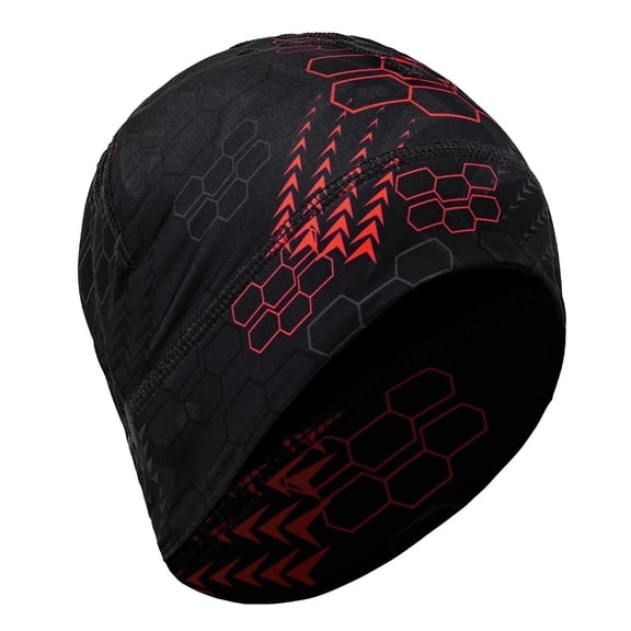 Winter ThermBeanie Cap - Windproof Skull Warm Headwear Hat for Outdoor Activities or Wear Under Helmet