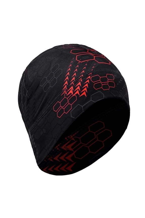 Winter ThermBeanie Cap - Windproof Skull Warm Headwear Hat for Outdoor Activities or Wear Under Helmet