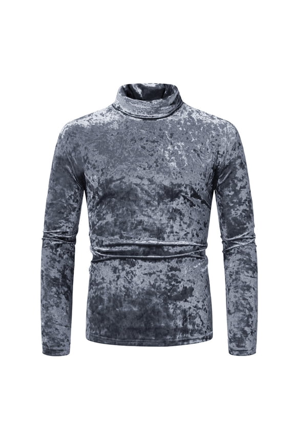 Winter Thermal Base Layer Shirt Soft Velvet Stand Collar Long Sleeve Top For Men's Cold Weather Comfort Workwear Men's Trench Coat Plus Size Winter Cardigan for Men