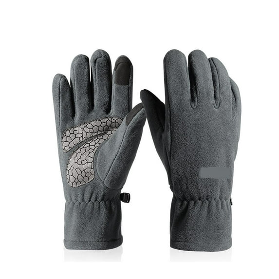 Winter Thermal Cycling Gloves Touch Screen Fleece Windproof Ski Outdoor Hiking Bicycle Tactical Non-slip Full Finger Men Women Suitable For Hiking Driving ,Flexible and Comfortable