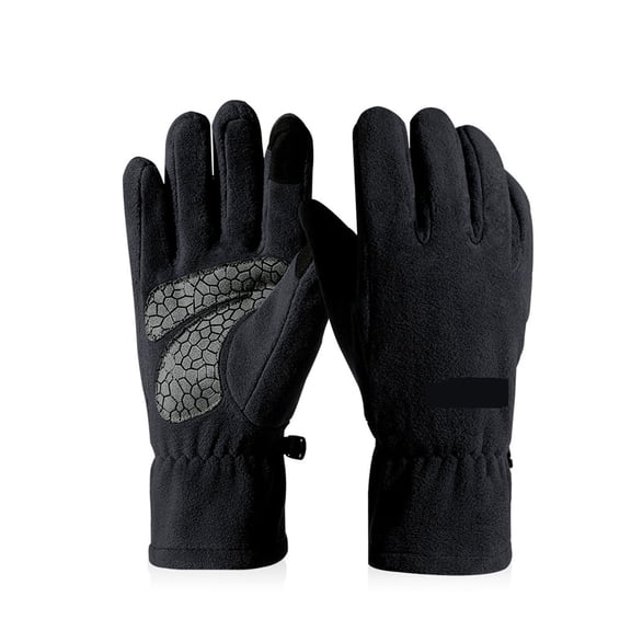 Winter Thermal Cycling Gloves Touch Screen Fleece Windproof Ski Outdoor Hiking Bicycle Tactical Non-slip Full Finger Men Women Suitable For Hiking Driving ,Easy Wear